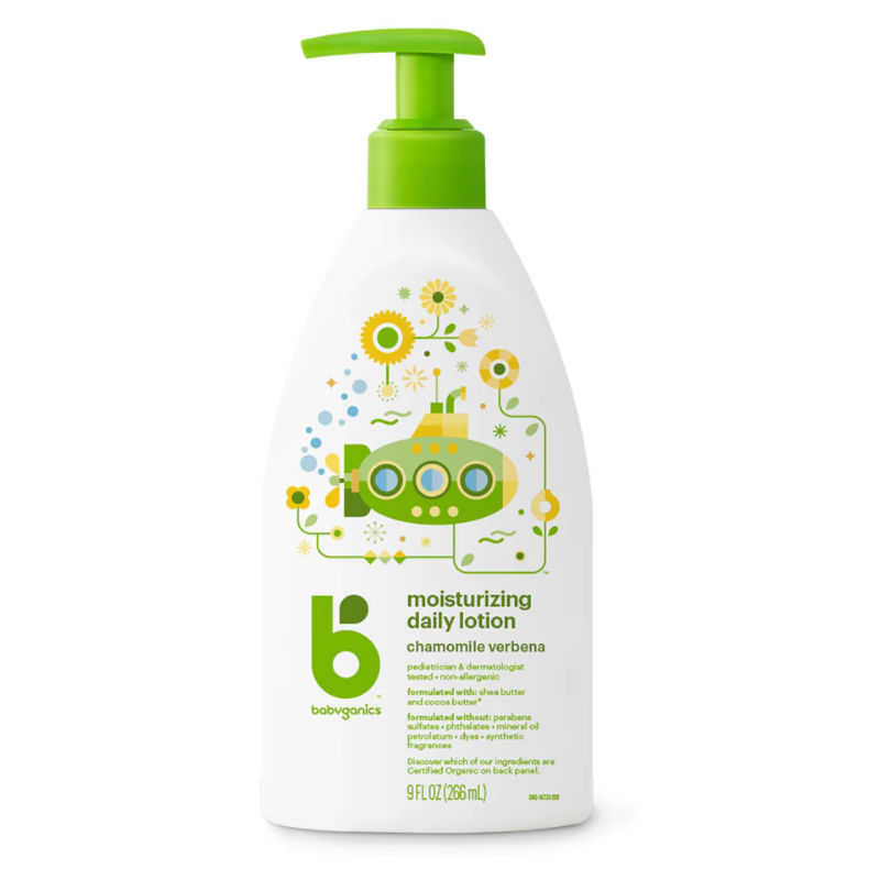 babyganics Moisturizing Daily Lotion - Chamomile Verbena 266ml