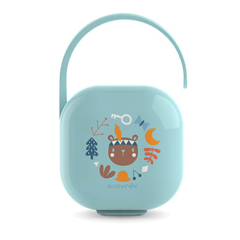 Suavinex Forest Soother Holder - Blue