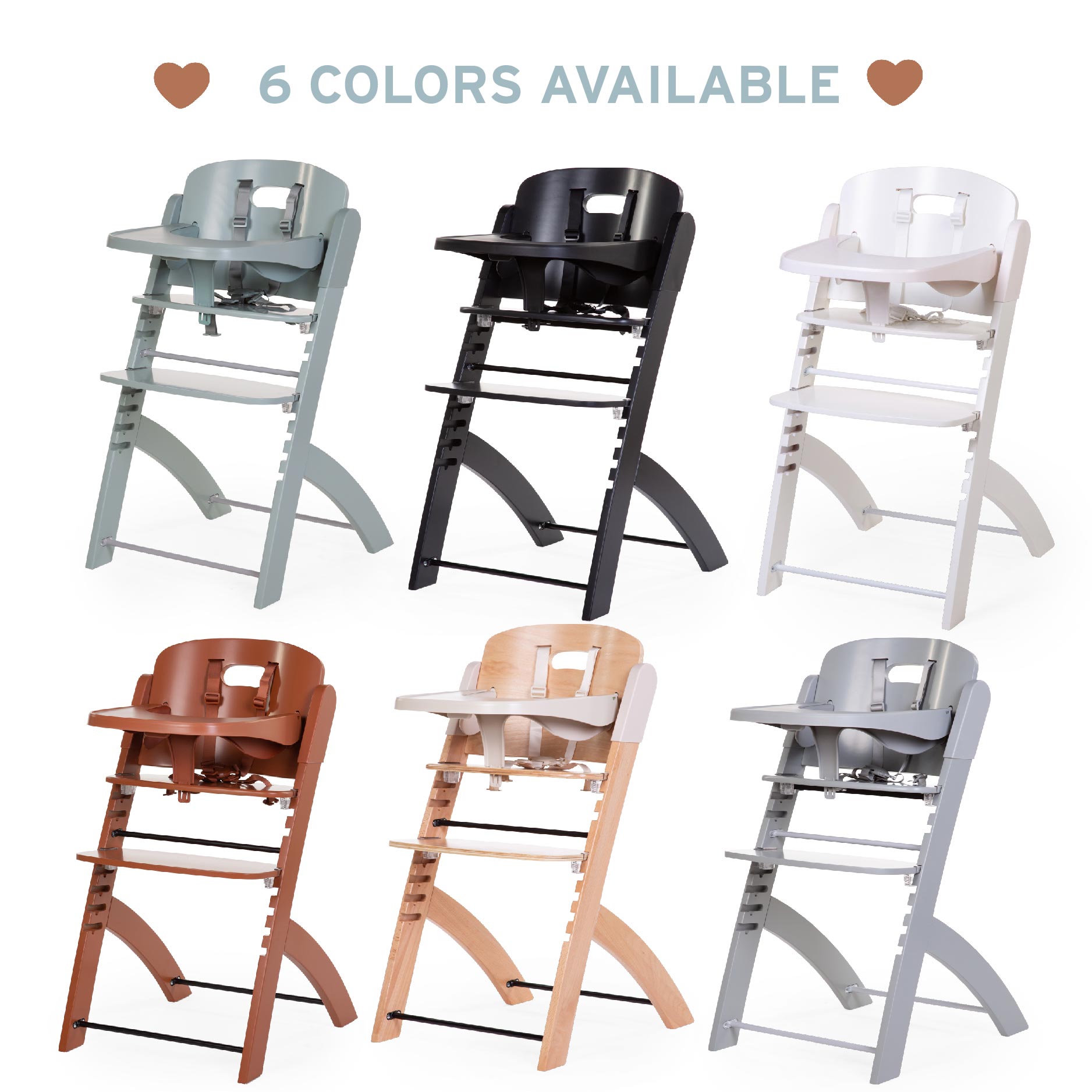 Childhome Evosit High Chair + Feeding Tray