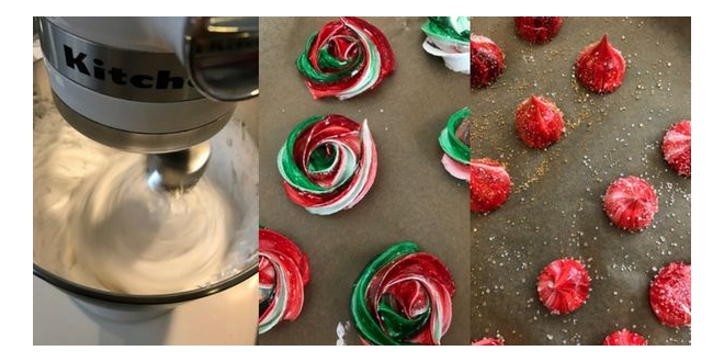 Christmas Meringues