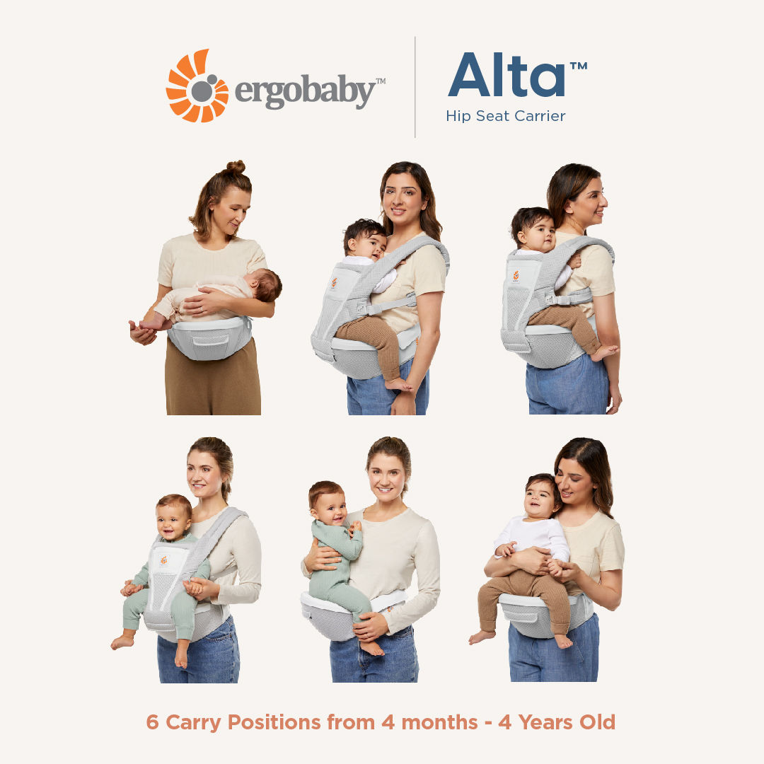 Ergobaby Alta Hip Seat Baby Carrier - SoftFlex™ Mesh