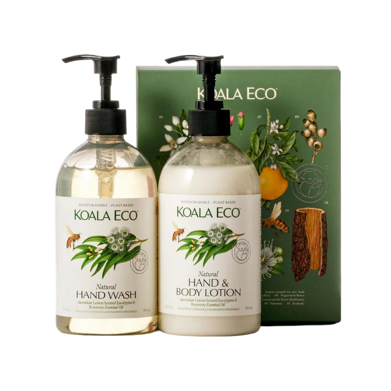 Koala Eco Hand Care Gift Set - Lemon Scented Eucalyptus & Rosemary