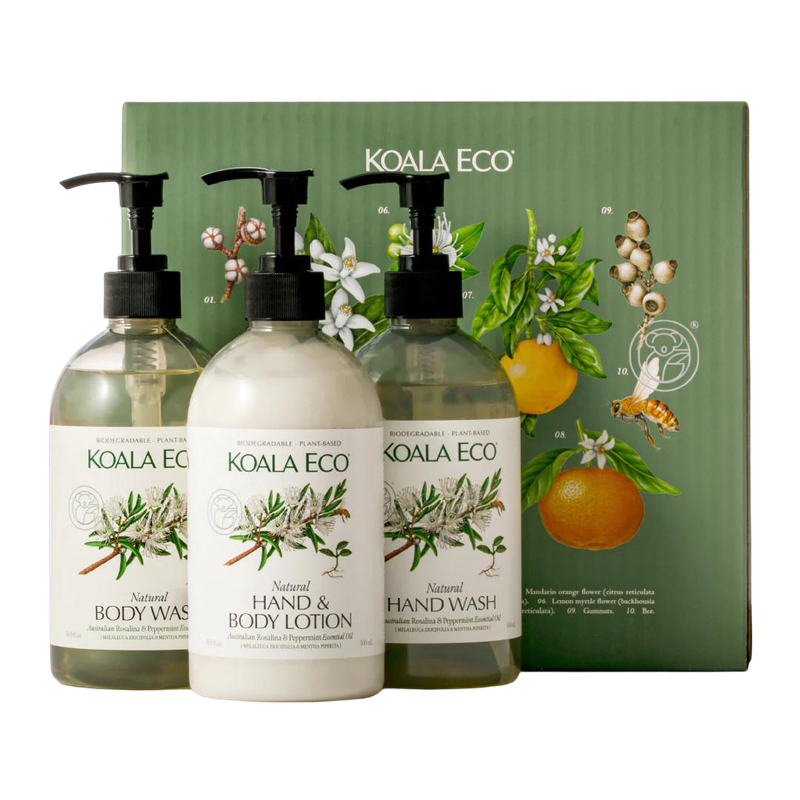 Koala Eco Hand & Body Care Bundle - Rosalina & Peppermint