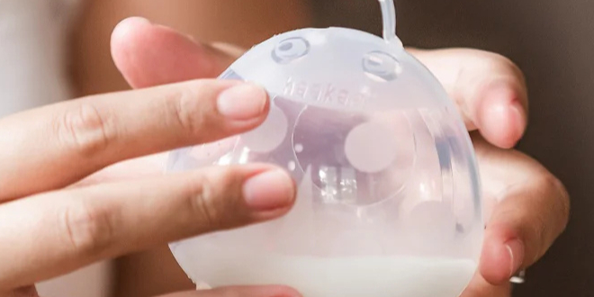 What does a breast milk collector do?