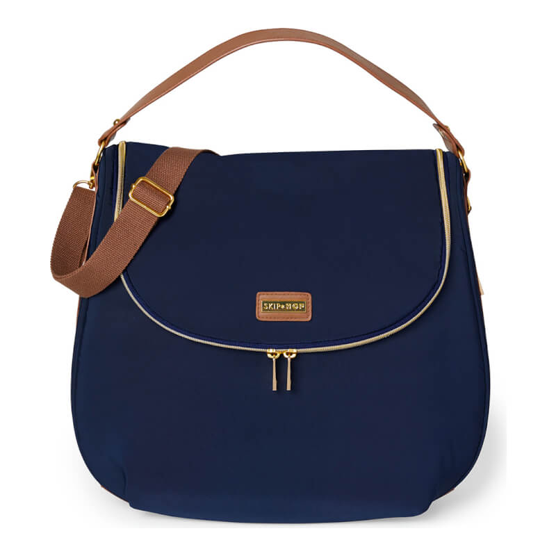 Skip Hop Curve Diaper Bag Satchel - Navy
