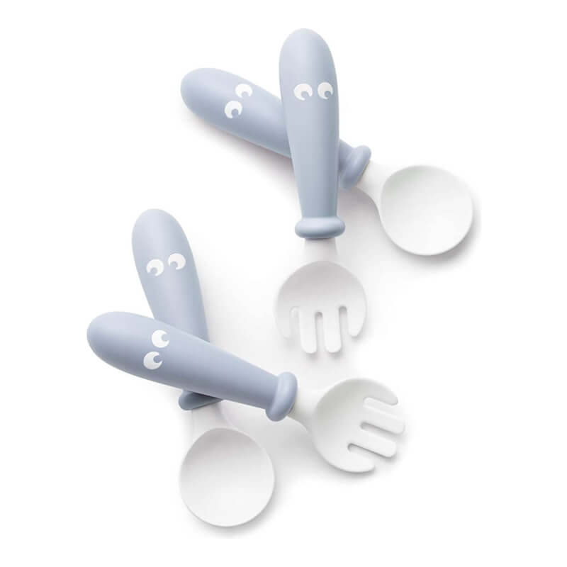 BabyBjorn Baby Spoon & Fork, 2-Sets - Powder Blue