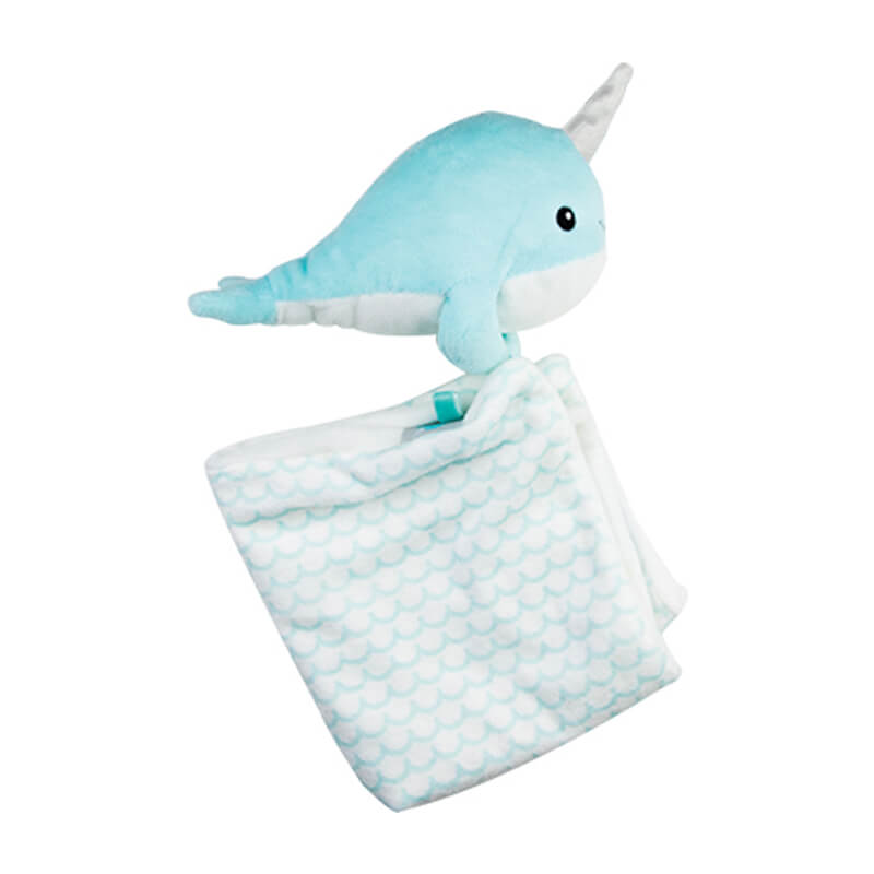 Bubble Comforter - Tusky the Narwhal