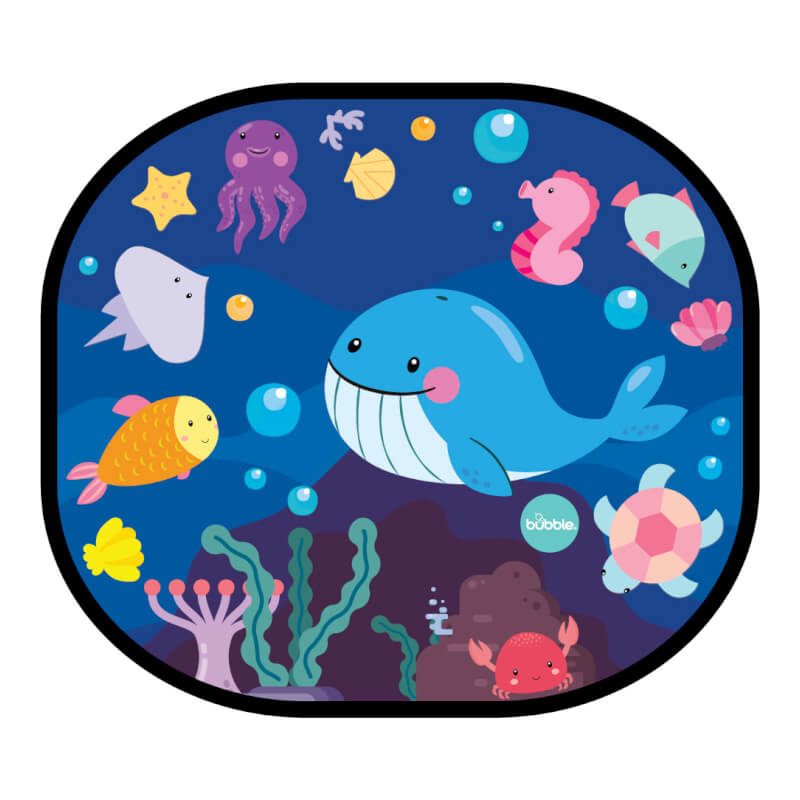 Bubble Cling Sunshade - Under the Sea (2 pcs)