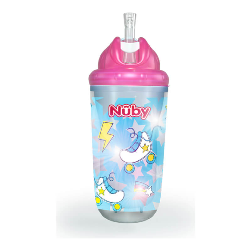 Nuby Light-Up Insulated Flip-It Cup 300ml - Skater