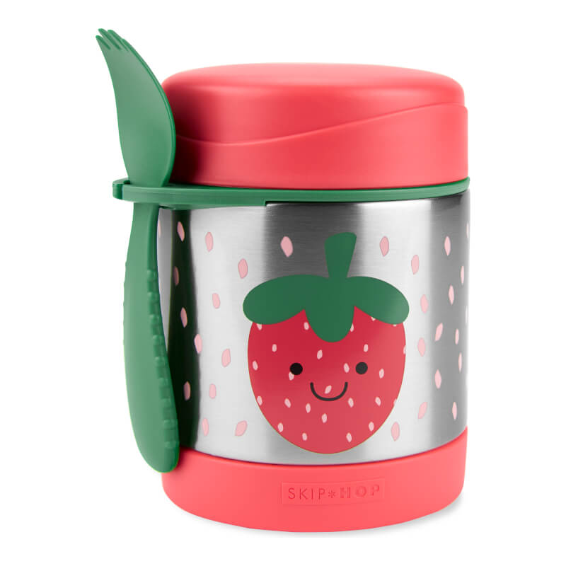 Skip Hop Spark Style Insulated Food Jar - Strawberry