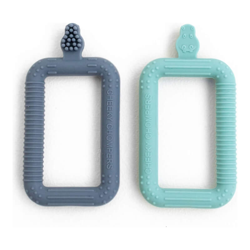 Cheeky Chompers Flexi-Brush - Babys Starter Toothbrush 2-Pack