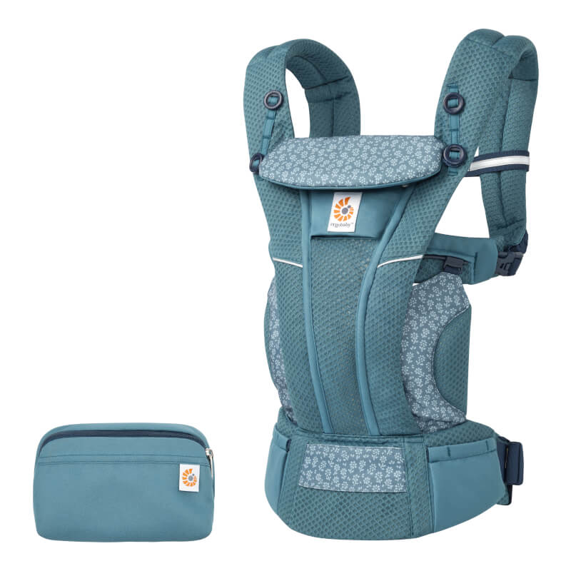 Ergobaby Omni Breeze Baby Carrier - Twilight Blue Daisies