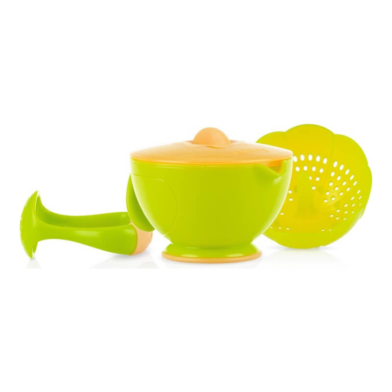 Nuby Garden Fresh Steam n Mash - Green/Orange