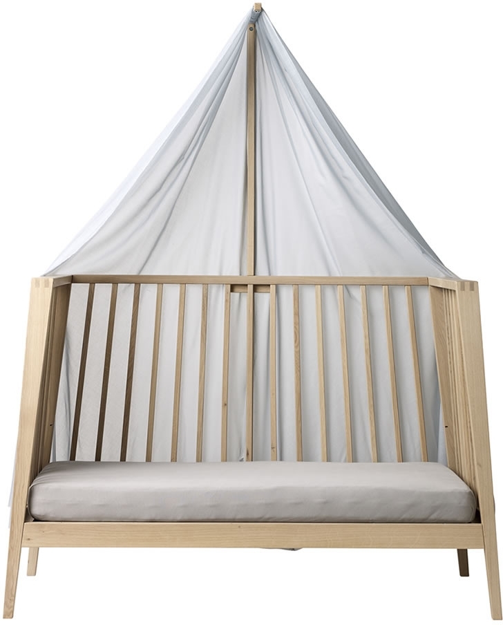 Leander Linea™ & Luna™ Baby Cot Canopy - Misty Blue