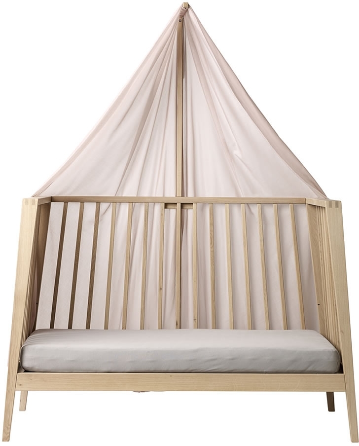 Leander Linea™ & Luna™ Baby Cot Canopy - Soft Pink