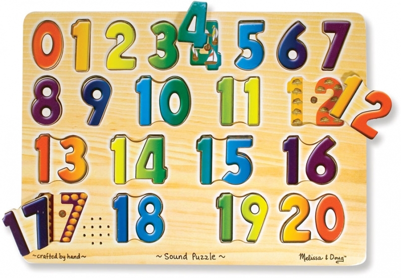 Melissa and doug 2025 number sound puzzle
