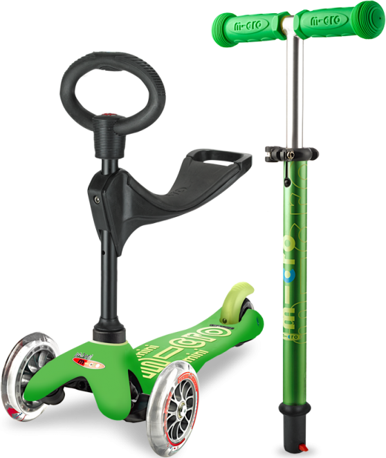 Micro Scooter Mini 3-in-1 Deluxe - Green