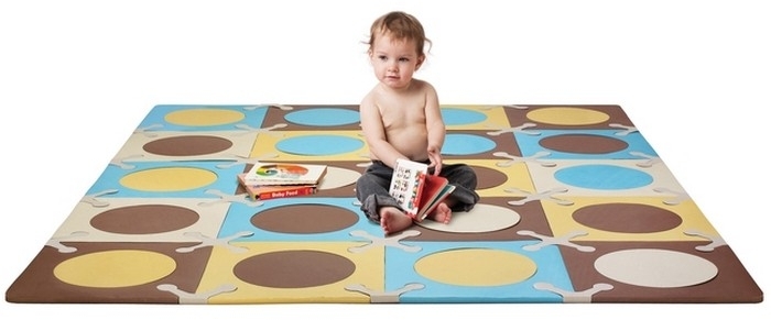 Skip Hop PlaySpot - Blue / Gold (20 tiles)
