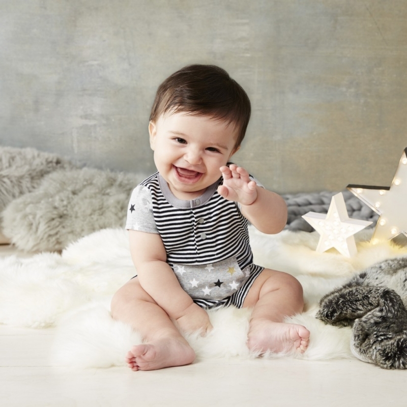 Skip Hop Star-Struck Kangaroo Romper - Stripe