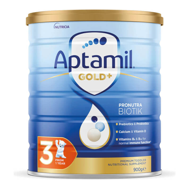 Aptamil (NZ) Gold+ Premium Toddler Milk Stage 3 (1 year+) 900g