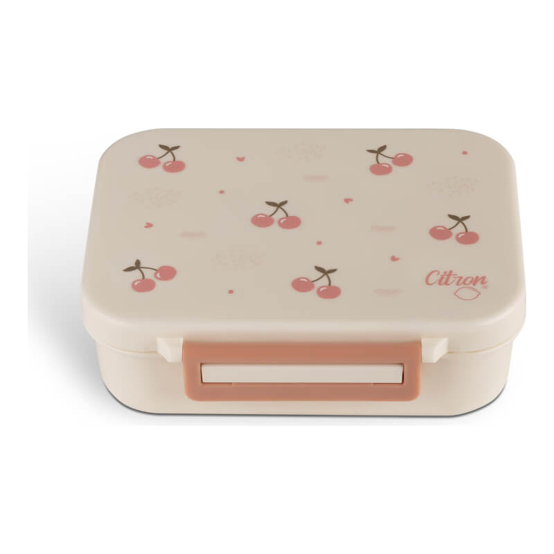 Citron Absolut Tritan Snackbox with 3 Compartments - Cherry