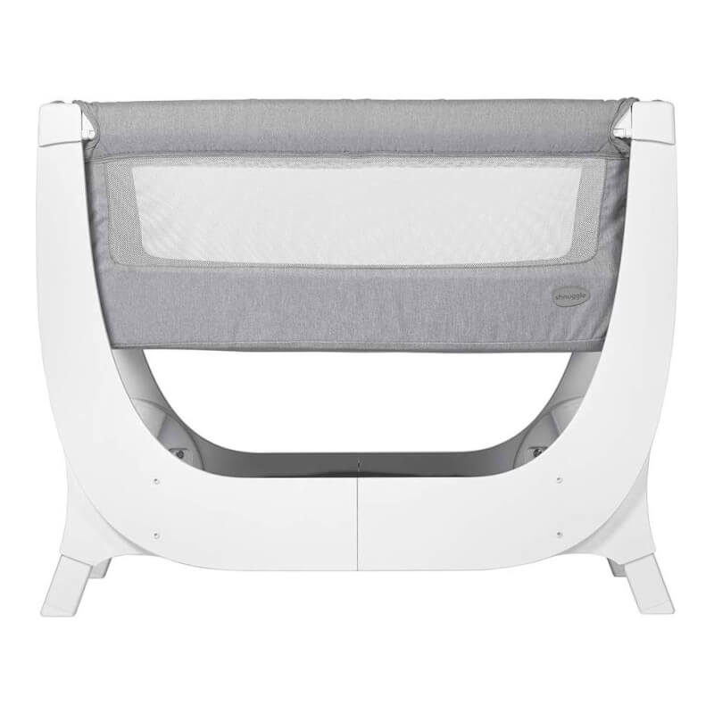 Shnuggle Air Bedside Crib - Dove Grey