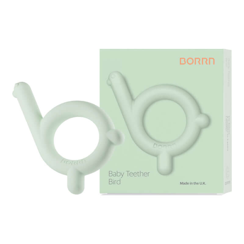 BORRN Animal Teether - Green Bird