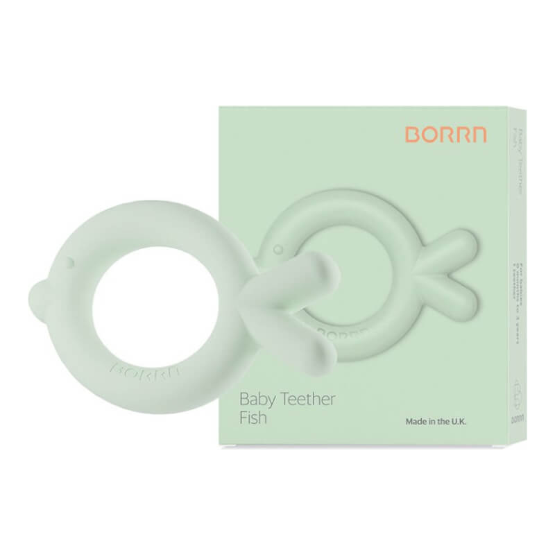 BORRN Animal Teether - Green Fish