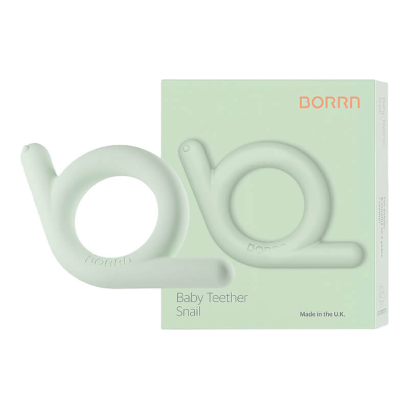 BORRN Animal Teether - Green Snail