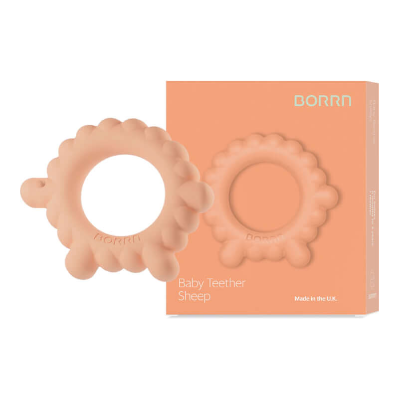 BORRN Animal Teether - Orange Sheep