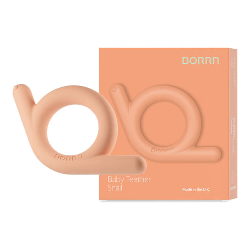 BORRN Animal Teether - Orange Snail