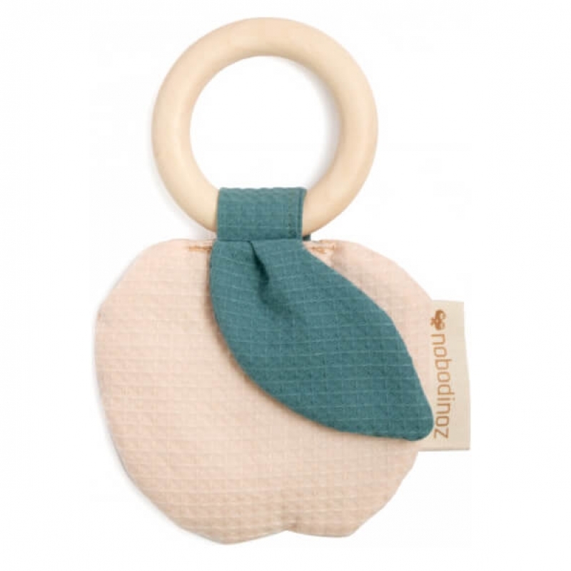 Nobodinoz Apple Teether Ring 7cm