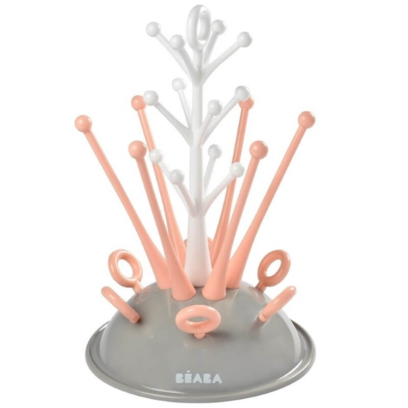 Beaba Baby Bottle Countertop Tree Drying Rack - Nude