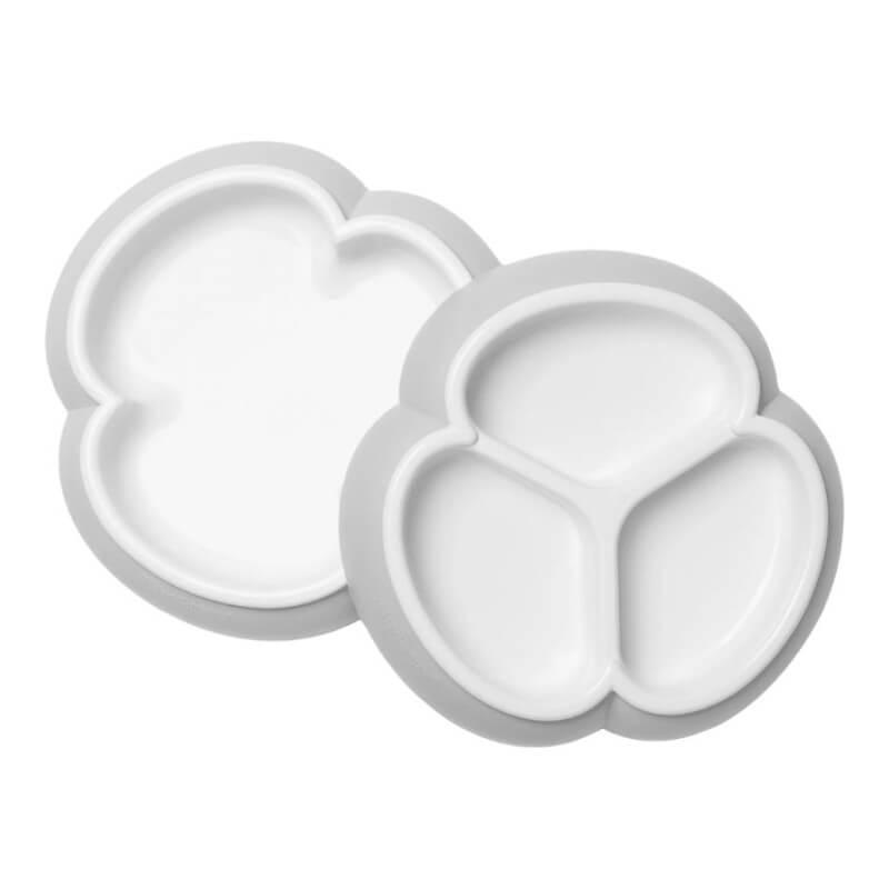 BabyBjorn Baby Plate Set 2-Pack - Grey