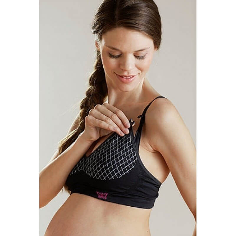 Cantaloop Harlequin Nursing Bra (Black) - X-Large
