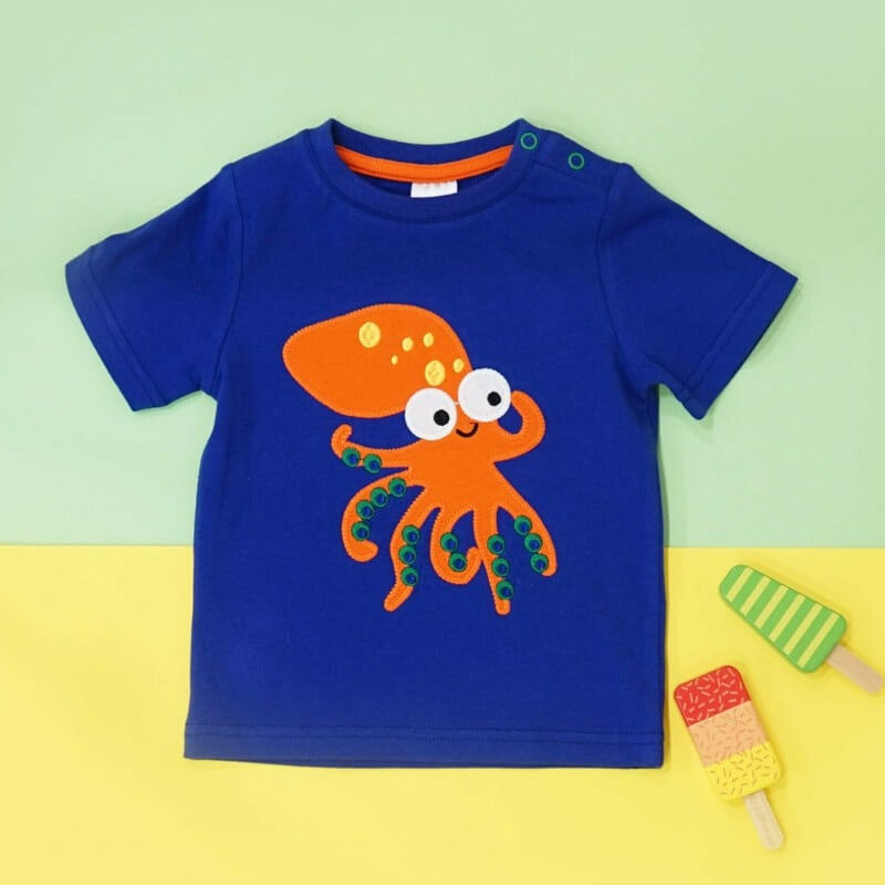 Blade & Rose Charlie The Squid T-Shirt - 00-06 Months