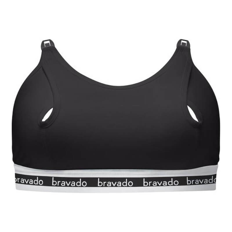 Bravado Designs Clip and Pump Hands-Free Nursing Bra Accessory - Sustainable - Black - S