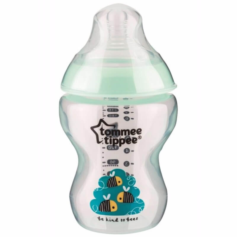 Tommee Tippee Closer to Nature PP Tinted Decorated Bottle 260ml - Green