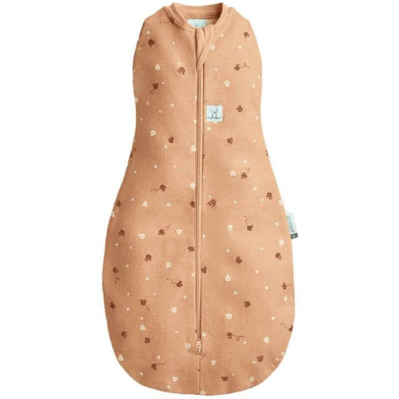 ergoPouch Cocoon Swaddle Sleep Bag - Honeybees - 1.0 Tog - 0-3m