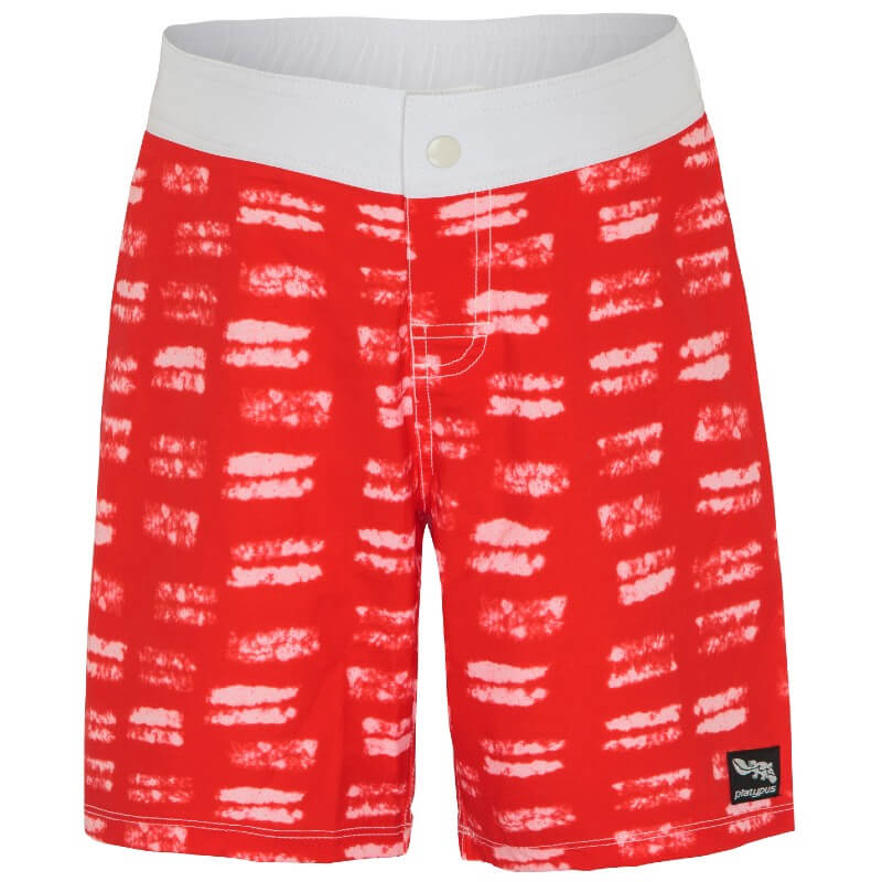 Platypus Dash UPF50+ Trim Boardshort Red