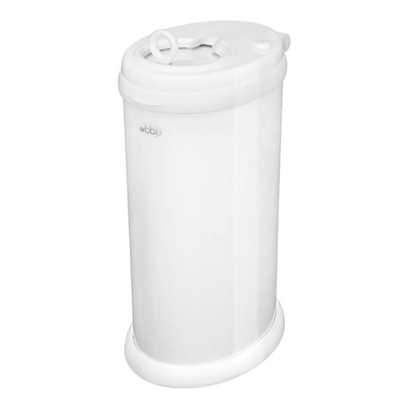 Ubbi Diaper Pail - Matte White