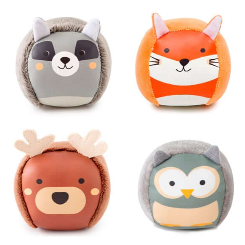 Little Big Friends Dooballs Soft Animal Balls (Set of 4) - Forest