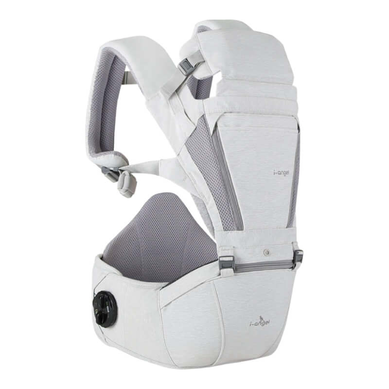 I-Angel Dr. Dial Plus 2-in-1 Hip Seat Carrier - Line Grey