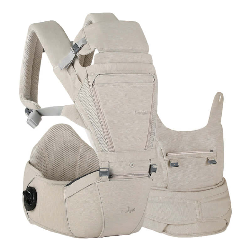 I-Angel Dr. Dial Plus All-in-One Hip Seat Carrier - Line Beige