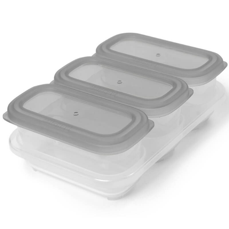 Skip Hop Easy-Store Containers 6oz - Grey