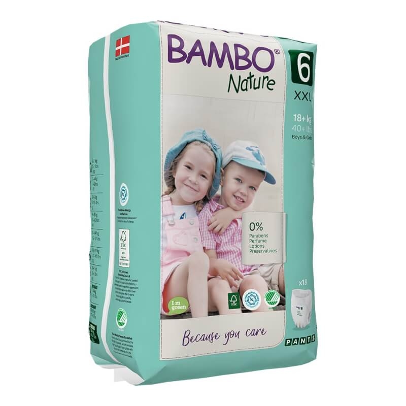 Bambo Nature Eco Training Pants - Size 6 (18+ kgs) XXL 18s