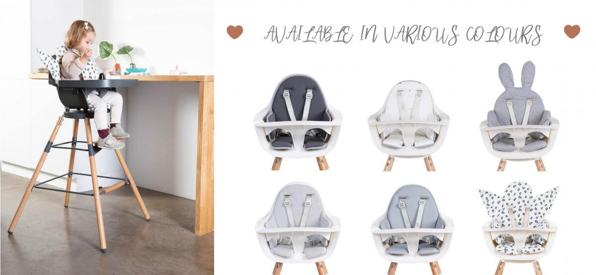Childhome Evolu Seat Cushion - Neoprene, Light Grey
