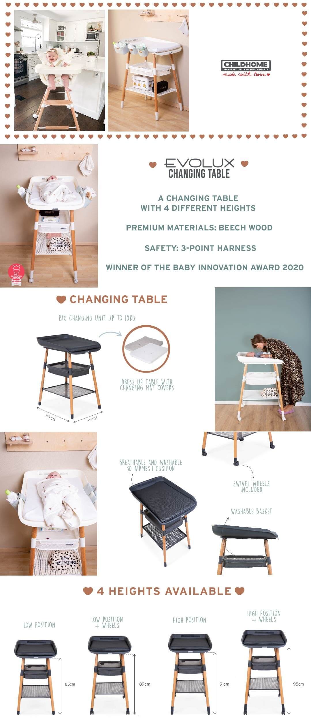 Childhome Evolux Changing Table