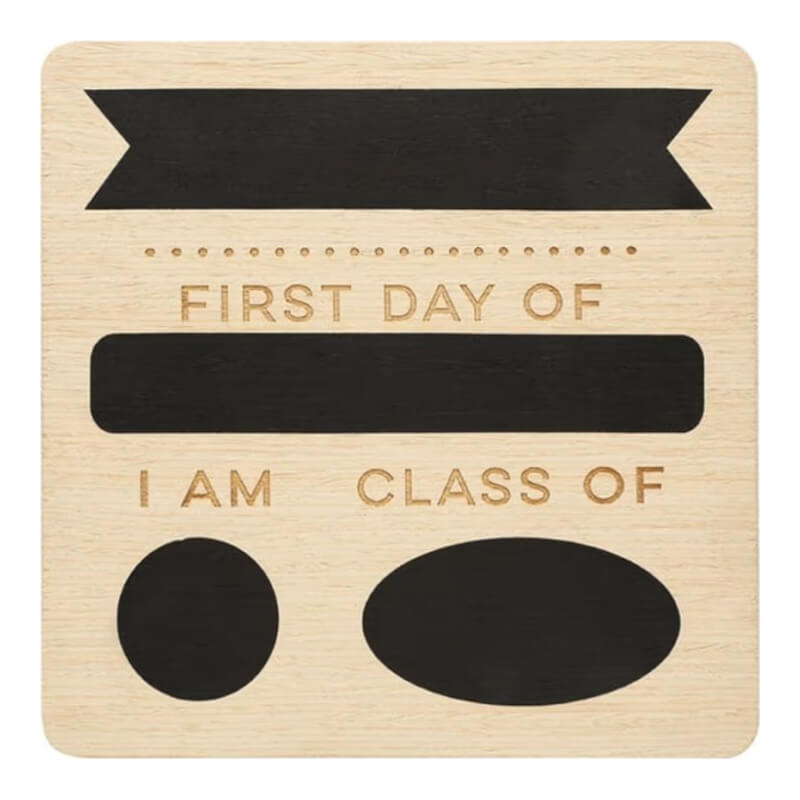 Pearhead First & Last Day Wooden Chalkboard
