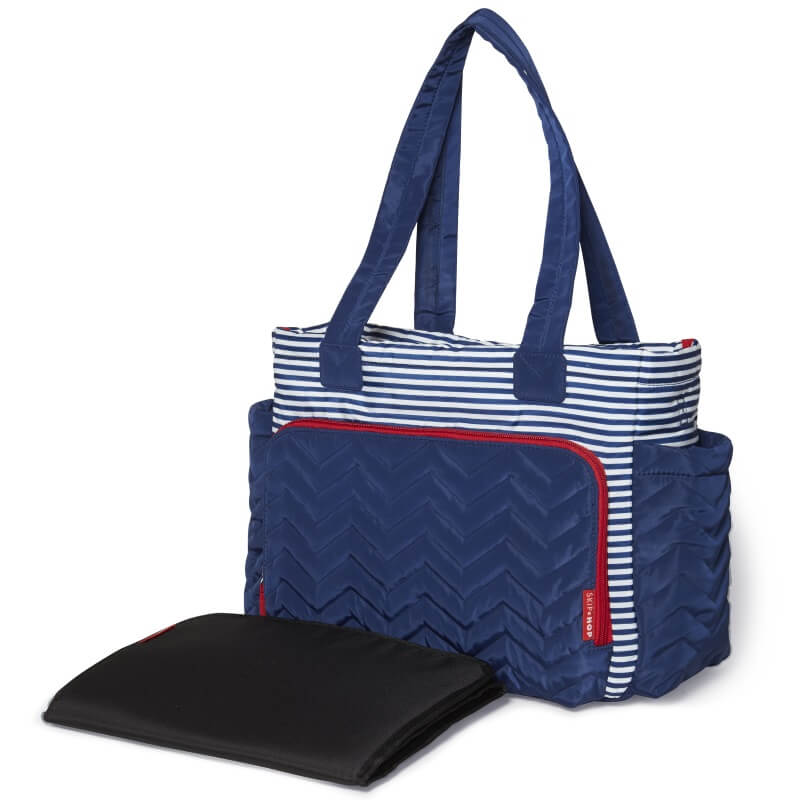 Skip Hop Five Star Mommy Bag Tote - Nautical Stripe